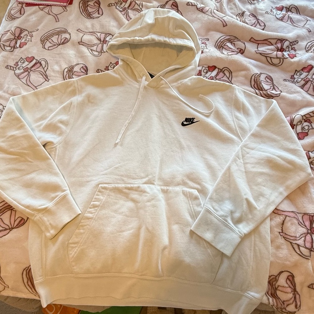 Nike Men's Classic White Hoodie